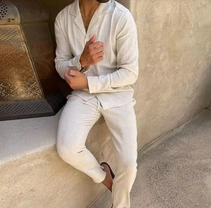 Completo estivo da uomo in lino