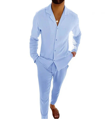 Completo estivo da uomo in lino